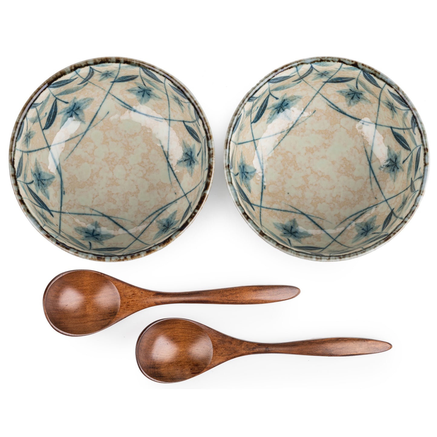 Kikyo Japanese Bowl and Spoon Gift Set