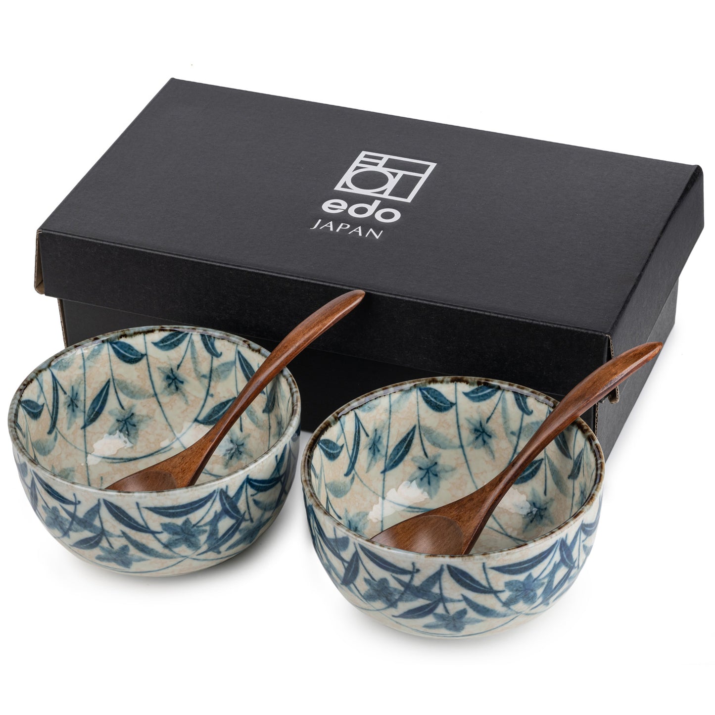 Kikyo Japanese Bowl and Spoon Gift Set