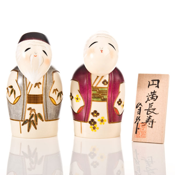 Long Life Together Kokeshi Doll Set