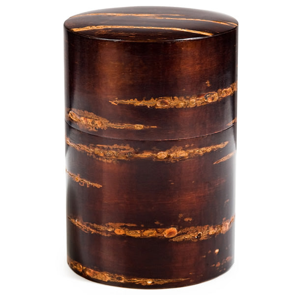 Large Cherry Bark Japanese Tea Caddy