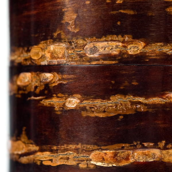 Large Cherry Bark Japanese Tea Caddy