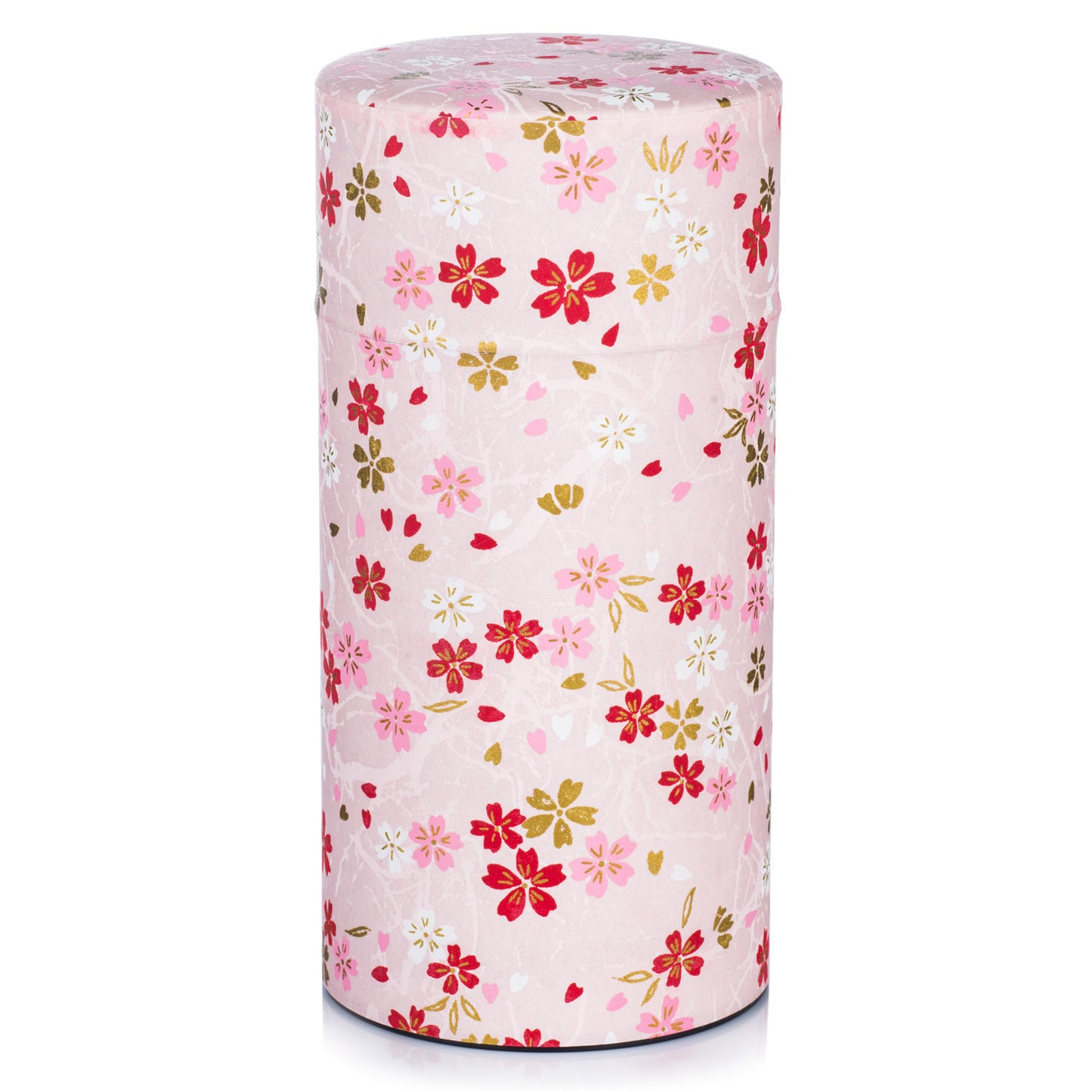Large Pink Japanese Tea Caddy