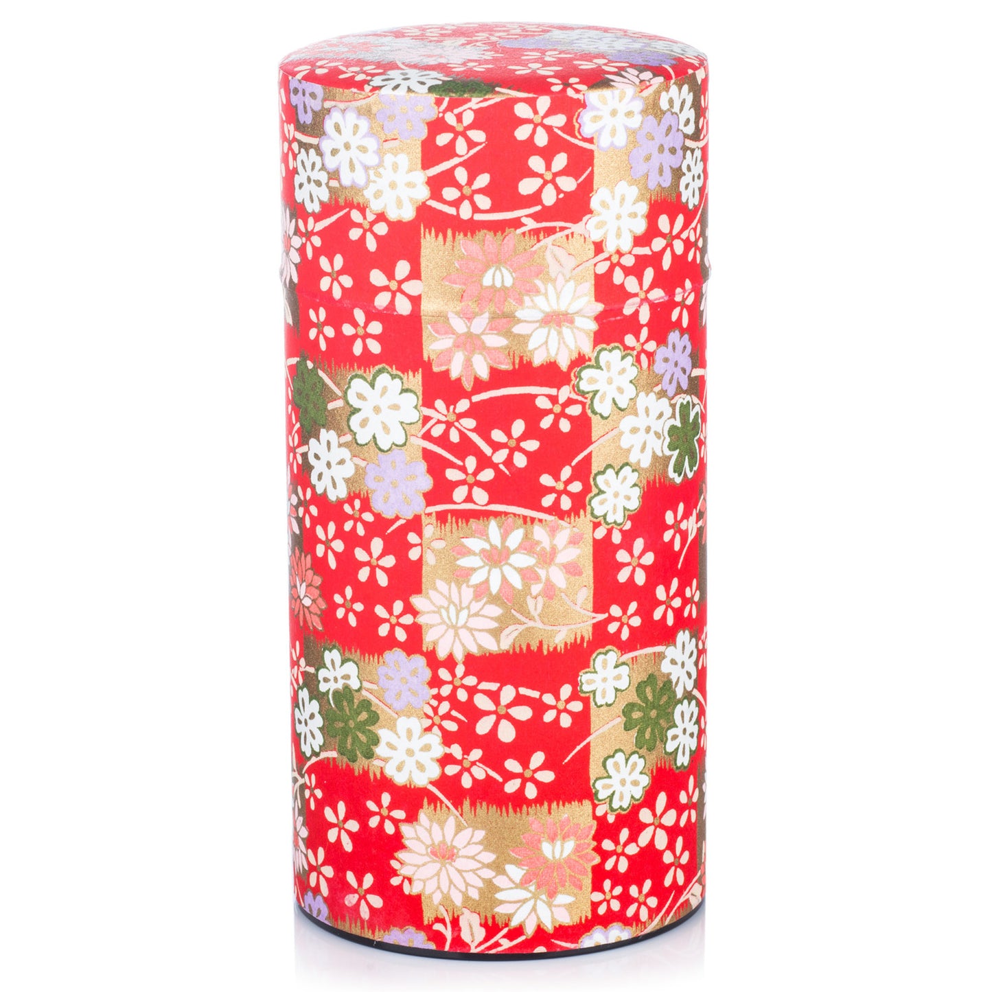 Large Red Japanese Tea Caddy