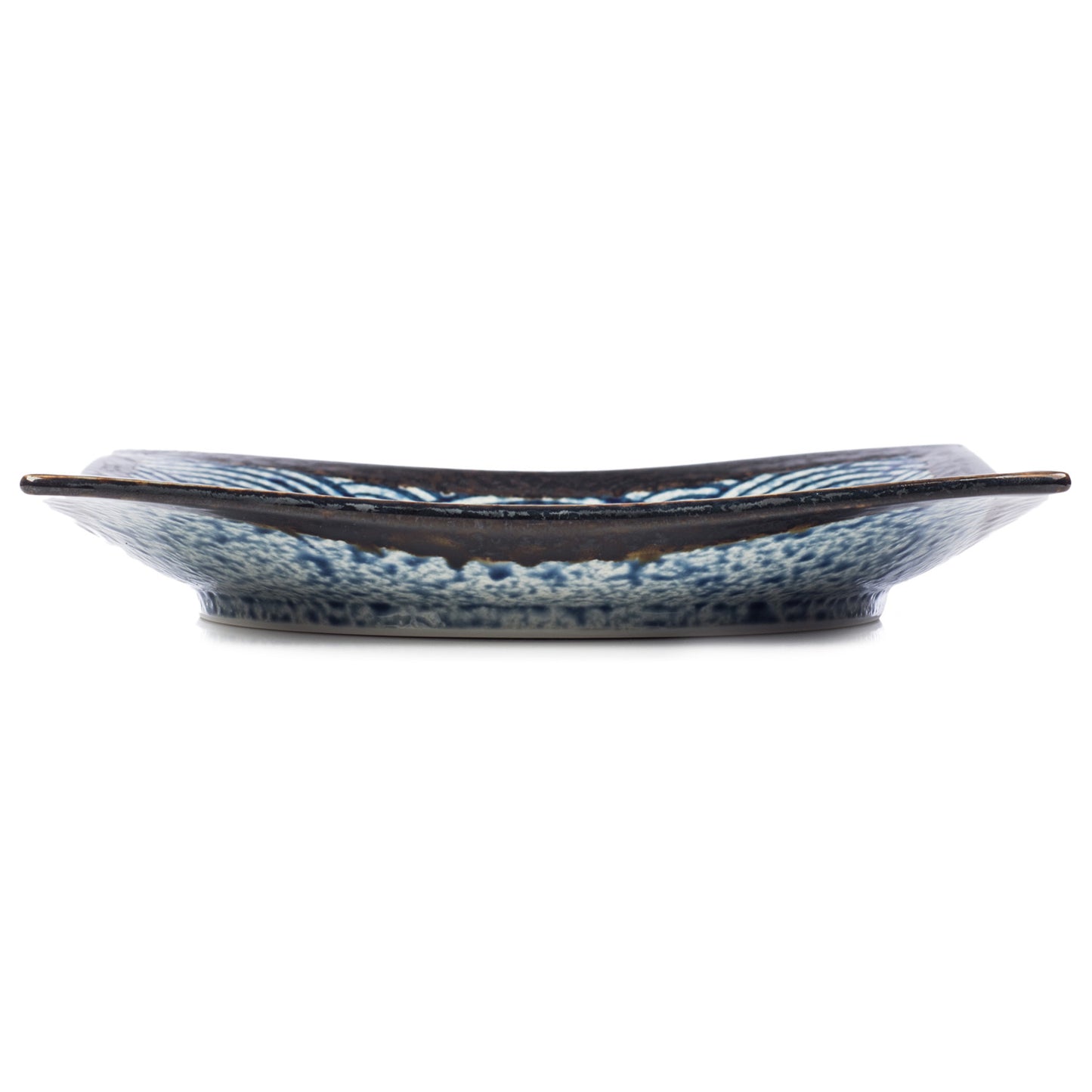 Large Seikaiha Square Japanese Serving Platter