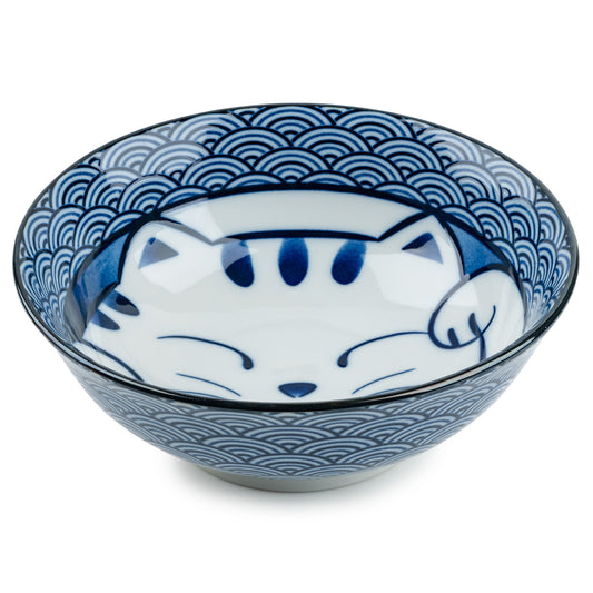 Lucky Cat Japanese Ramen Noodle Bowl