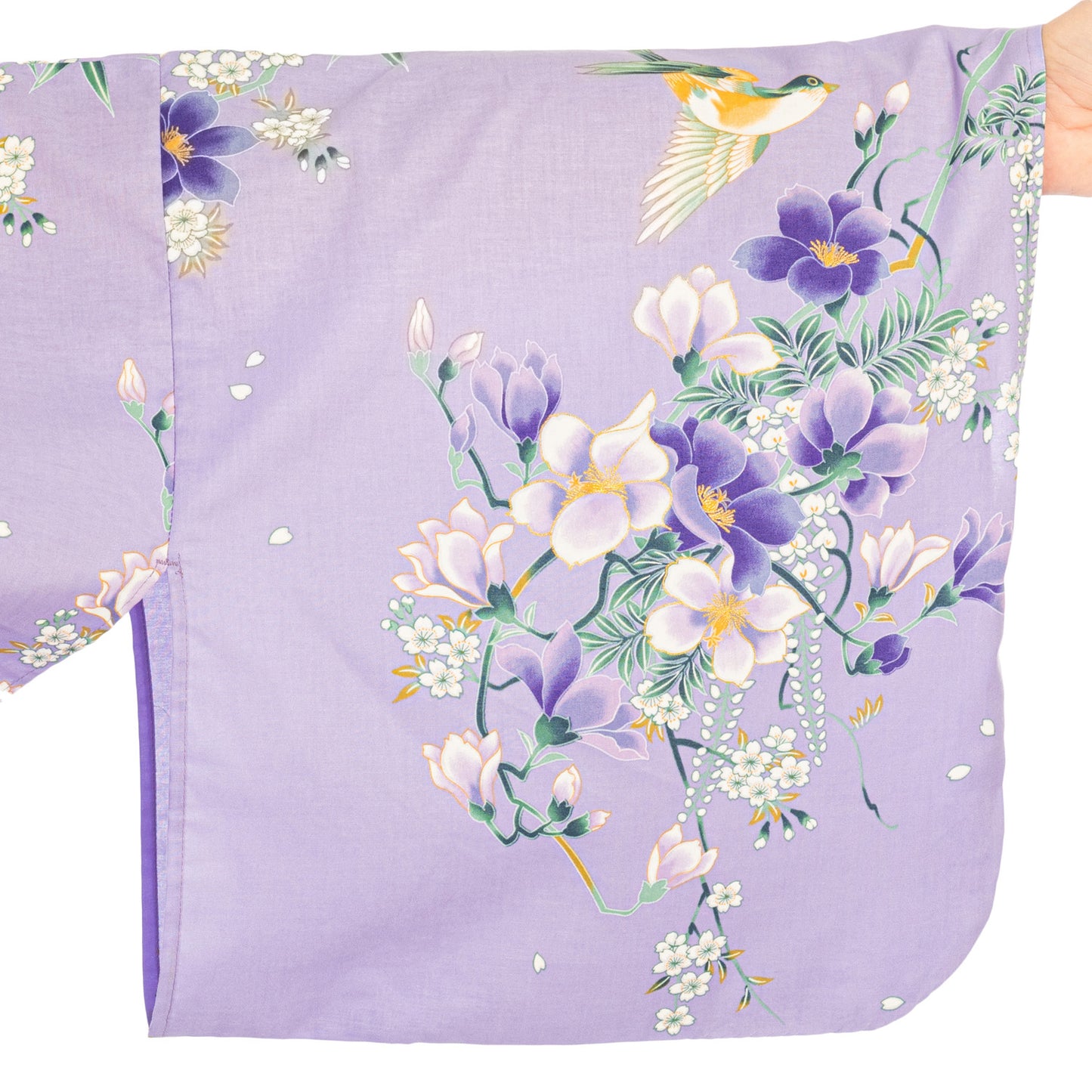 Magnolia Long Cotton Japanese Kimono XL