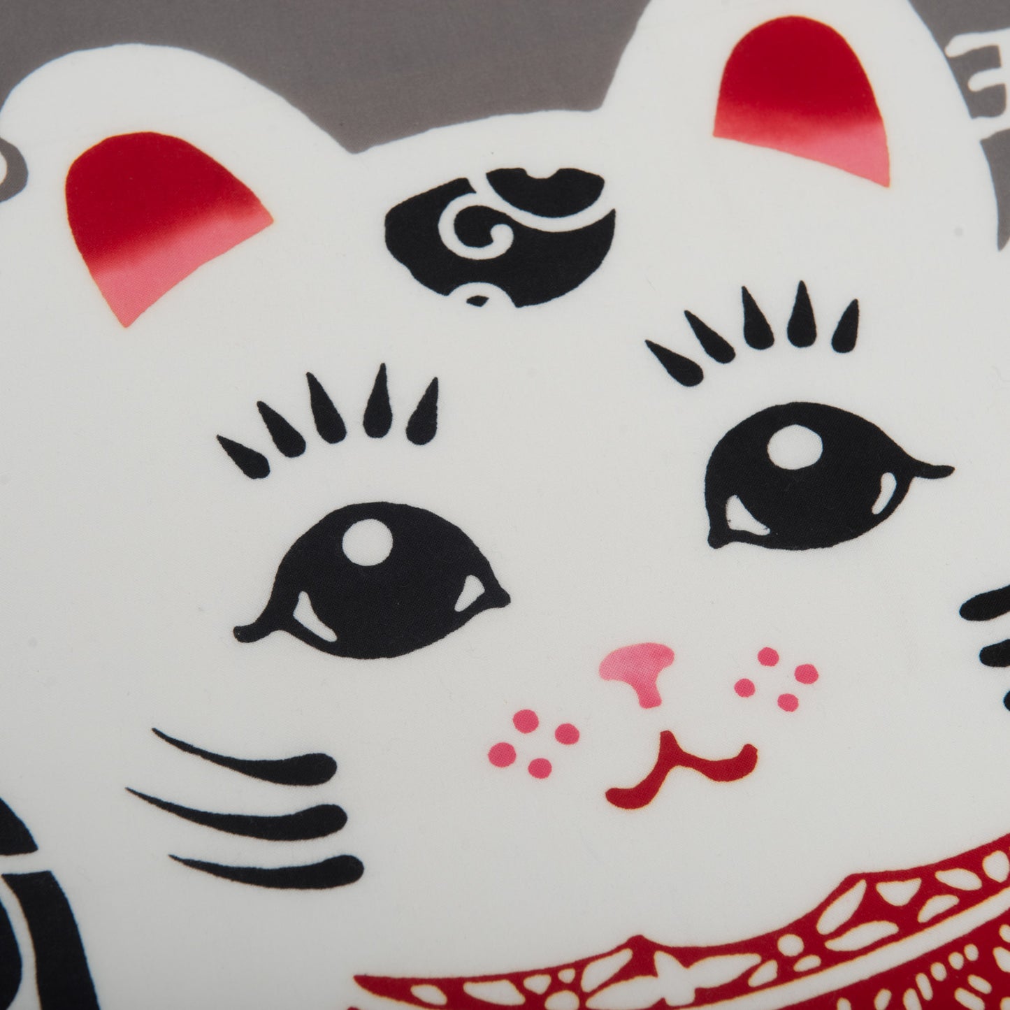 Maneki Neko Japanese Tenugui Wall Hanging Set