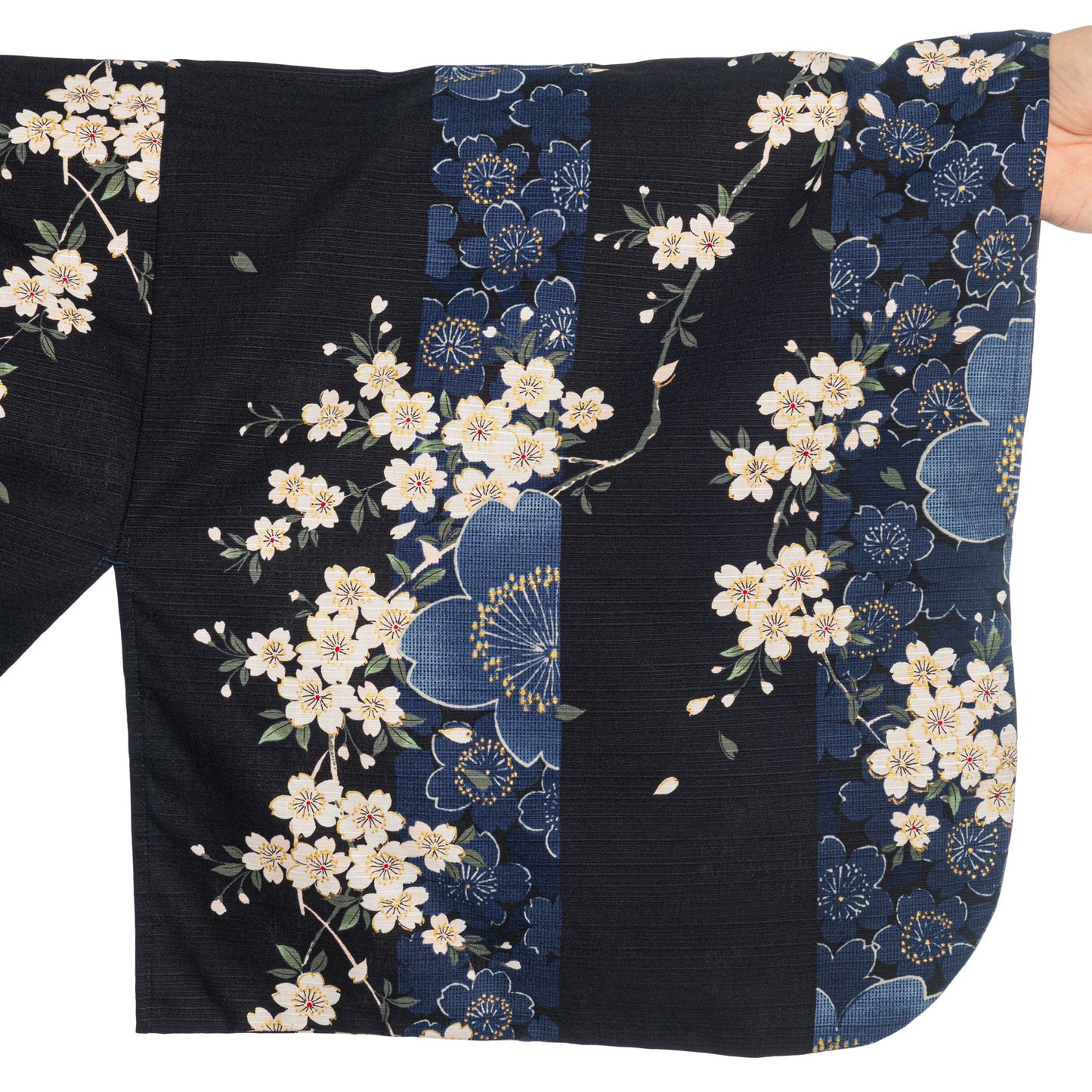 Navy Cherry Blossom Extra Large Japanese Yukata