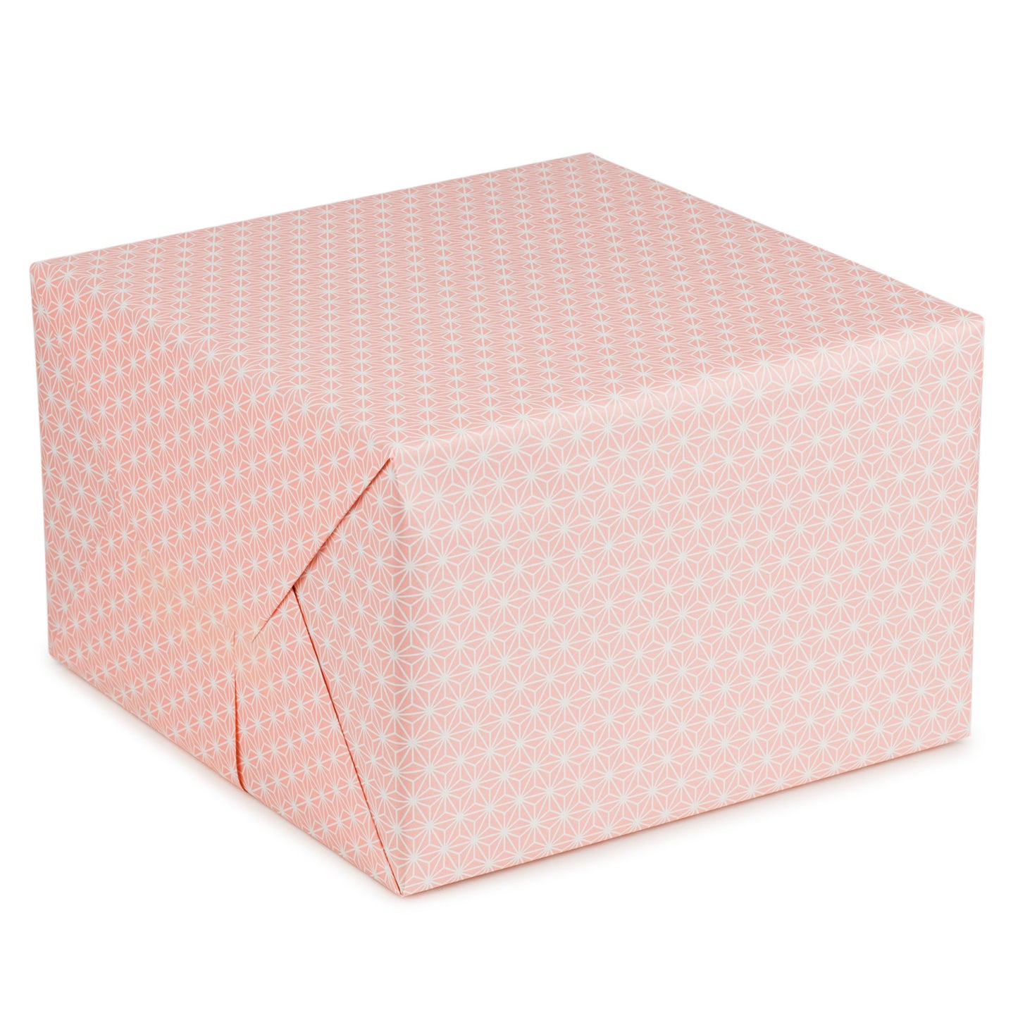 Pink Asanoha Japanese Gift Wrapping Paper