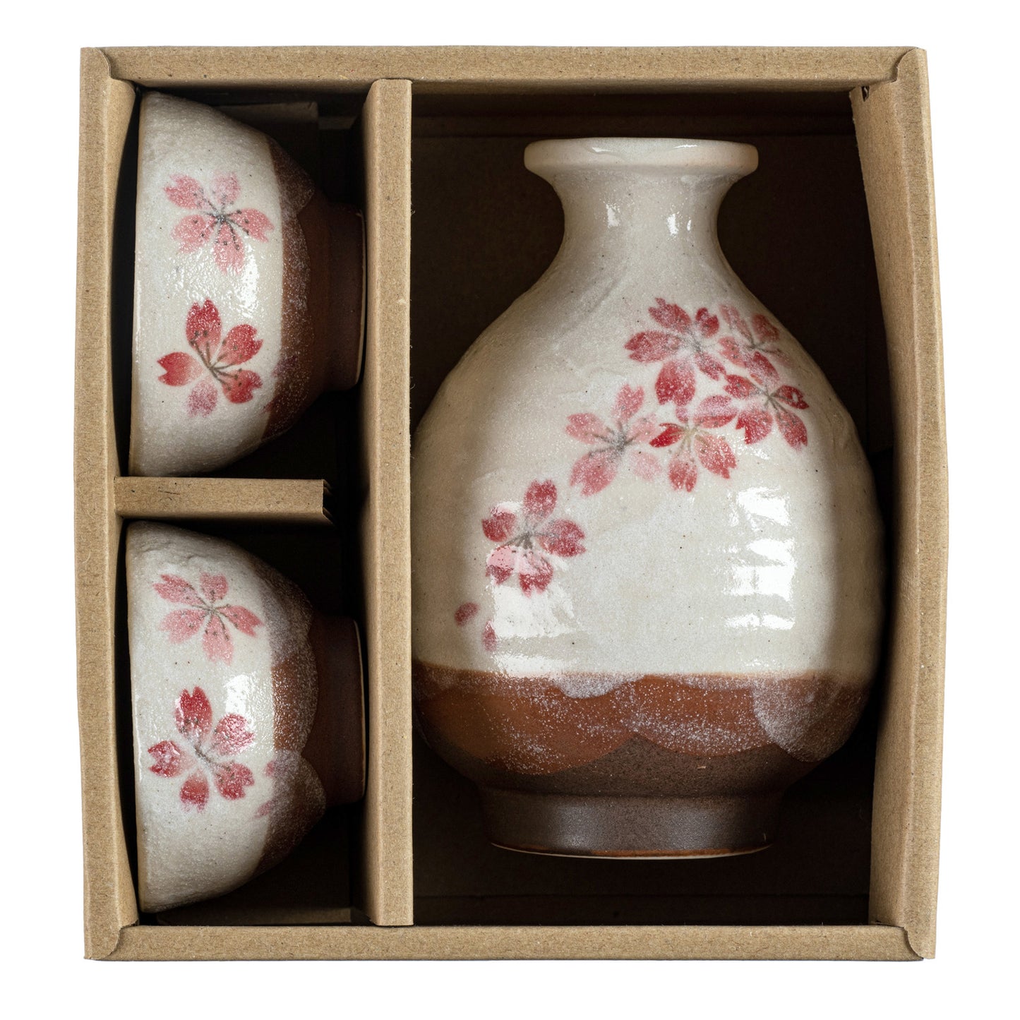 Pink Cherry Blossom Japanese Sake Set