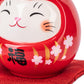 Red Daruma Lucky Cat Japanese Piggy Bank