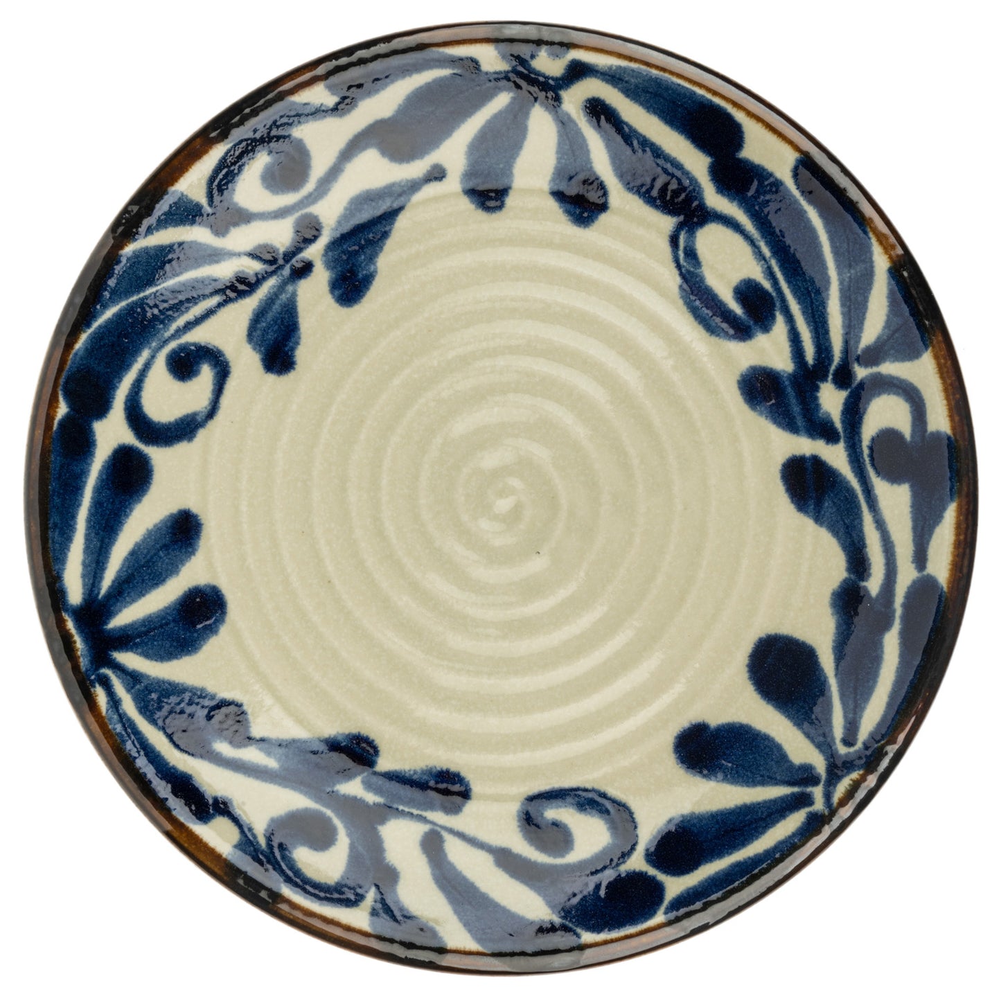 Ruri Karakusa Premium Japanese Large Plate top