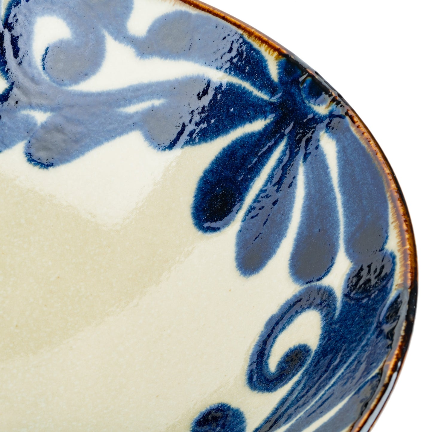 Ruri Karakusa Premium Japanese Serving Bowl
