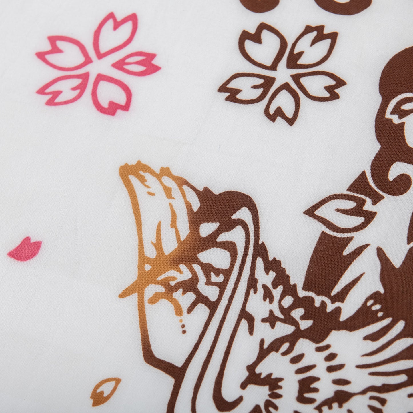 Sakura and Tsuru Cotton Japanese Tenugui