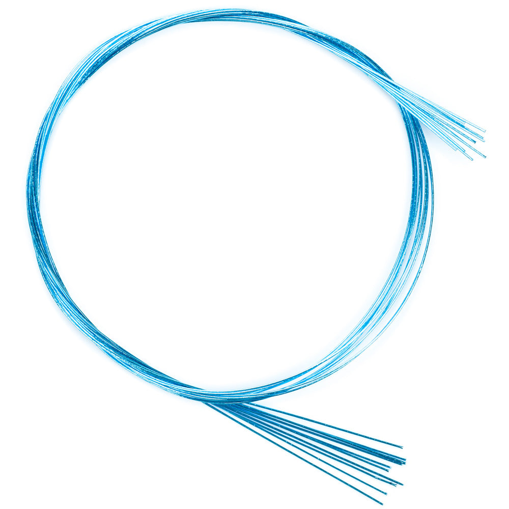 Shiny Blue Japanese Mizuhiki Cords