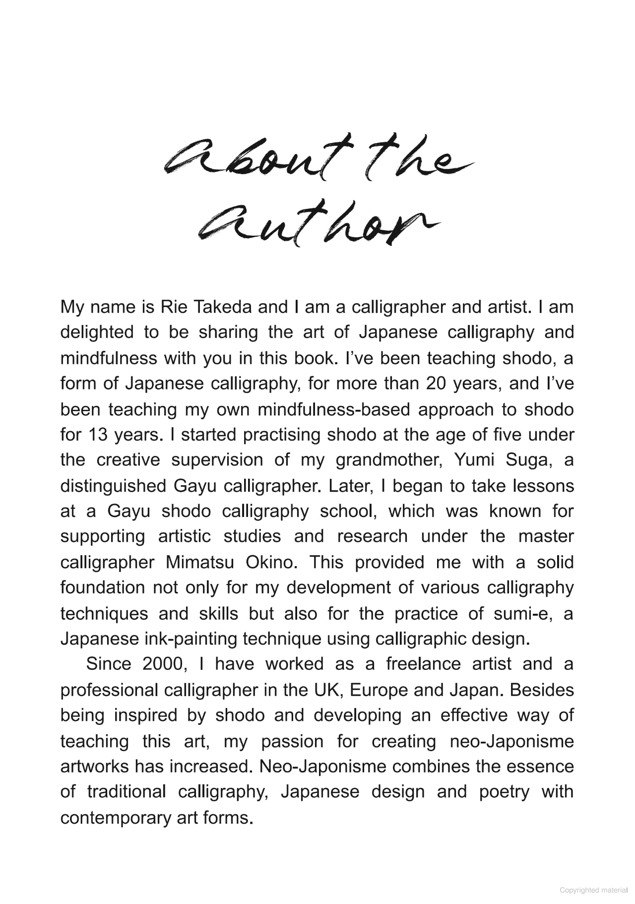 Shodo Mindfulness Through Japanese Calligraphy Book