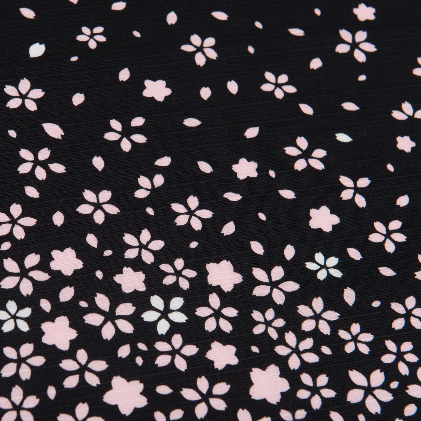 Small Black and Pink Blossom Japanese Furoshiki