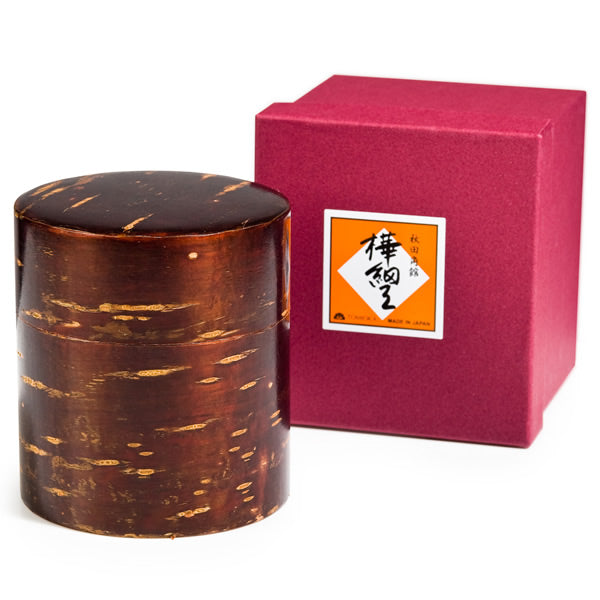 Small Cherry Bark Japanese Tea Caddy