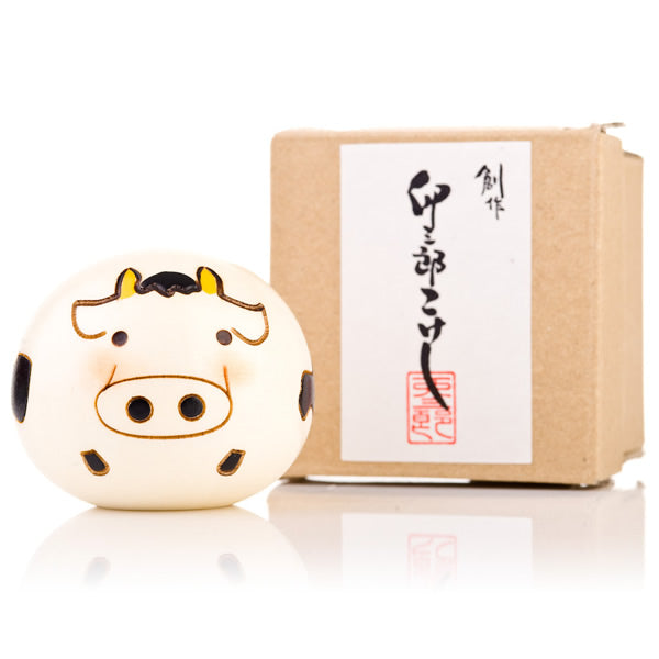 Small Year of the Cow Birthday Kokeshi Doll