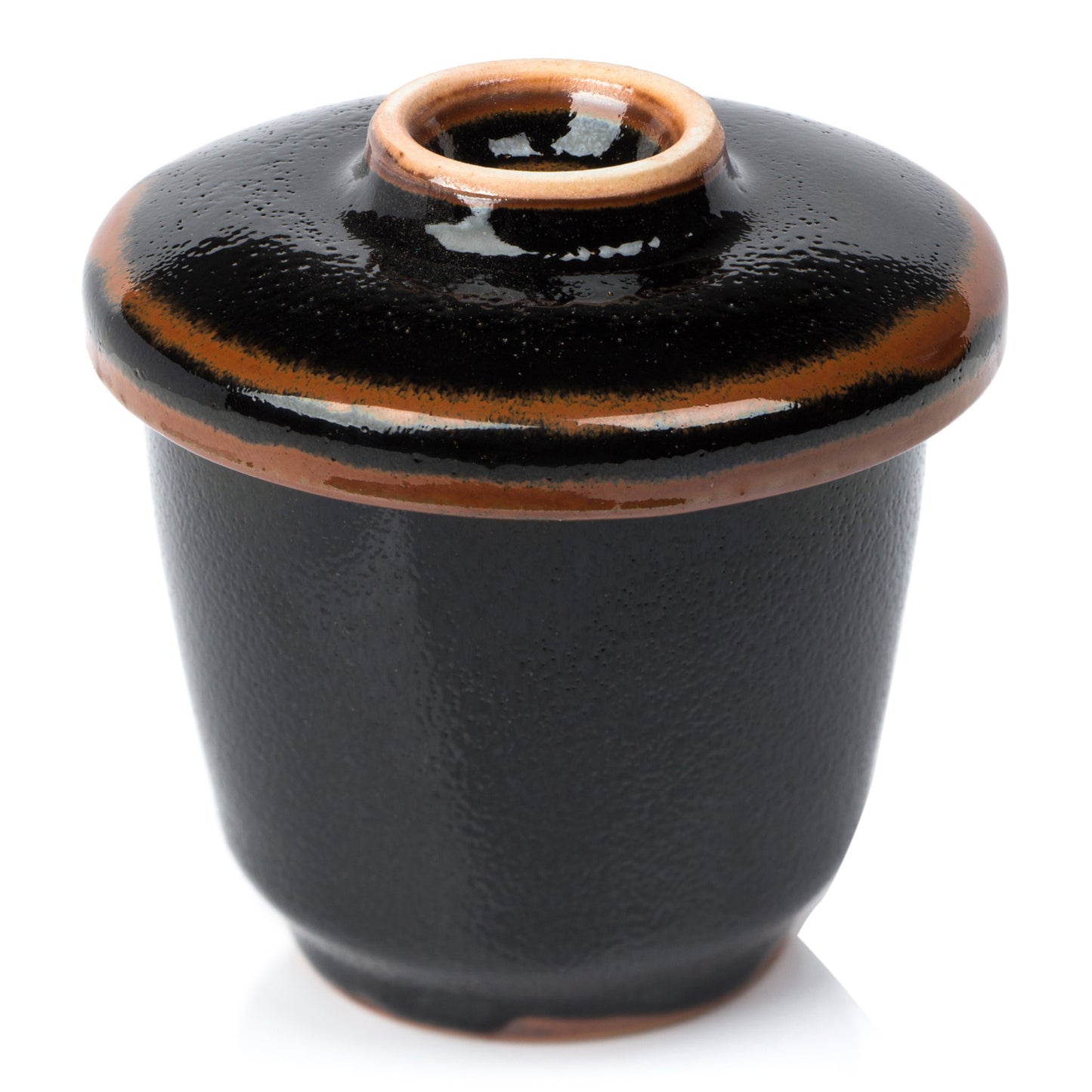 Tenmoku Black Japanese Chawanmushi Bowl