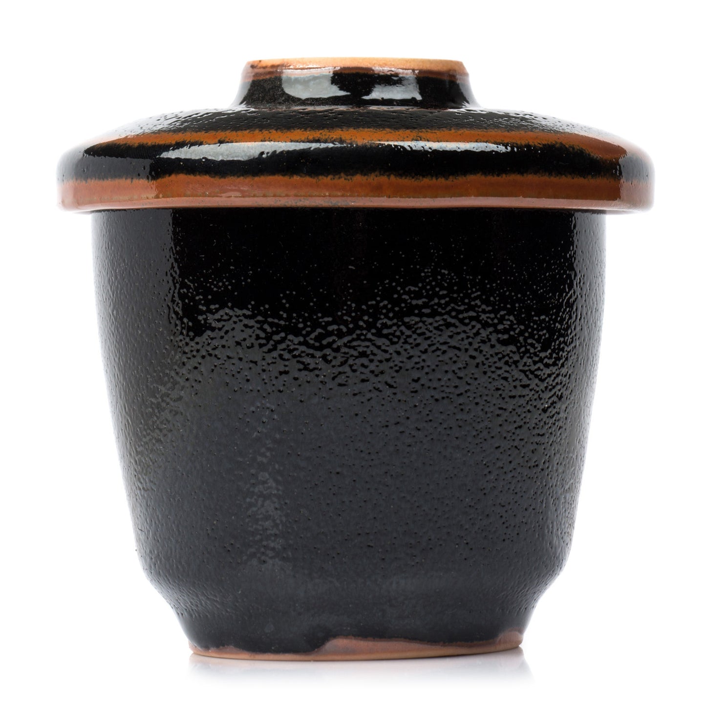 Tenmoku Black Japanese Chawanmushi Bowl