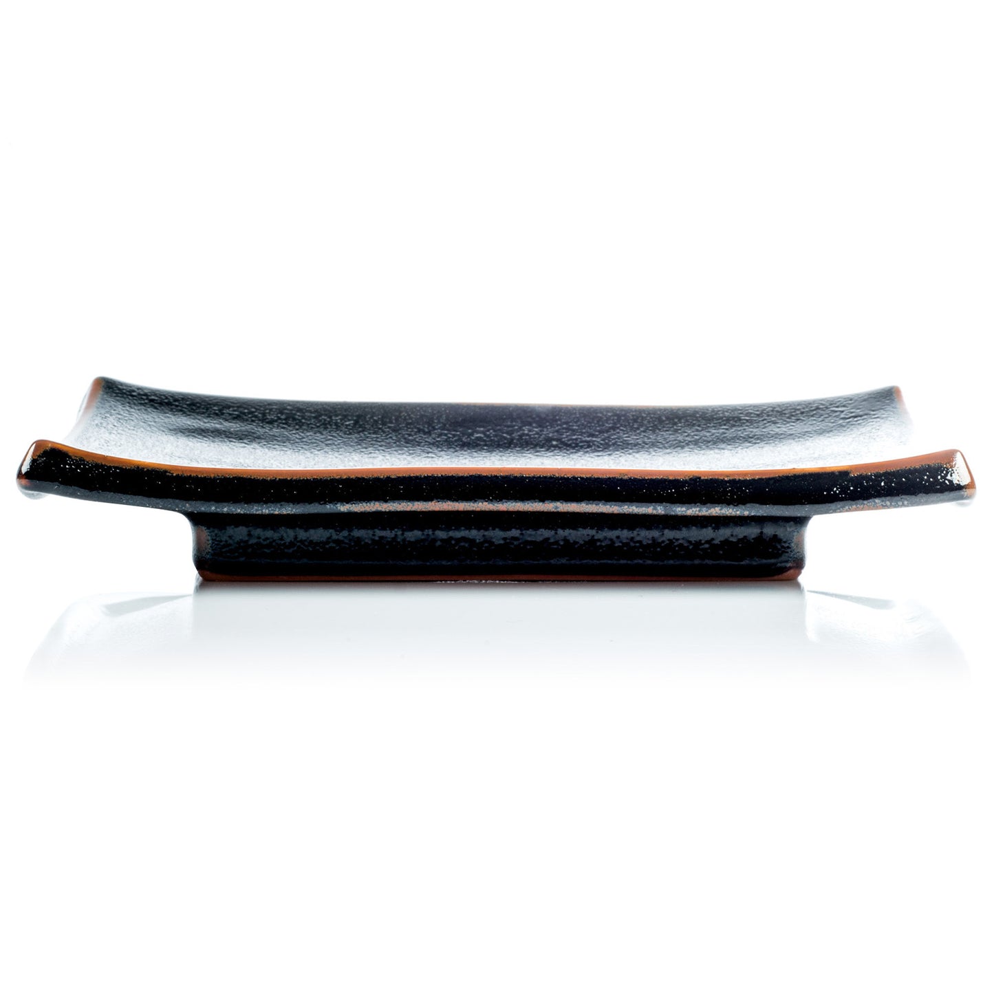 Tenmoku Black Japanese Dinner Plate