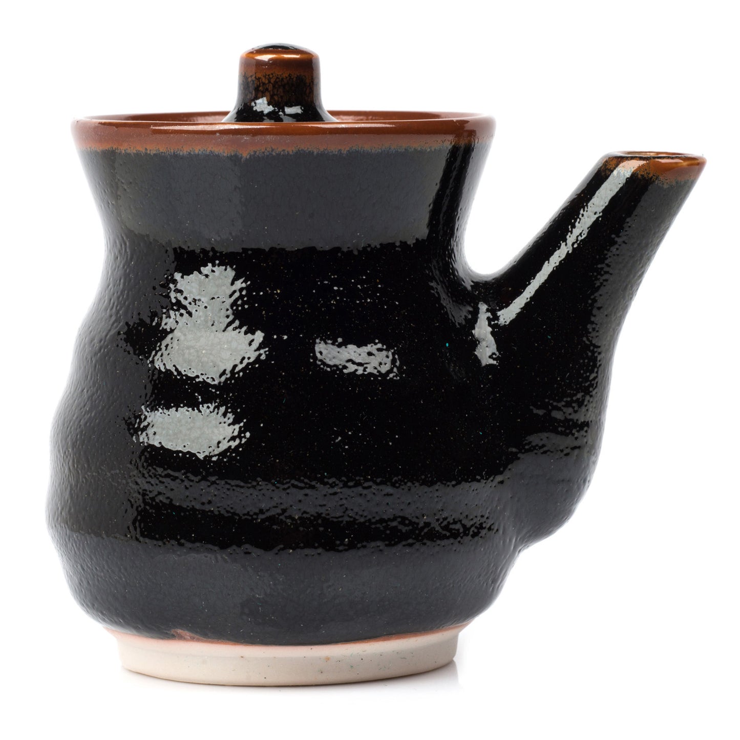 Tenmoku Black Japanese Soy Sauce Pot