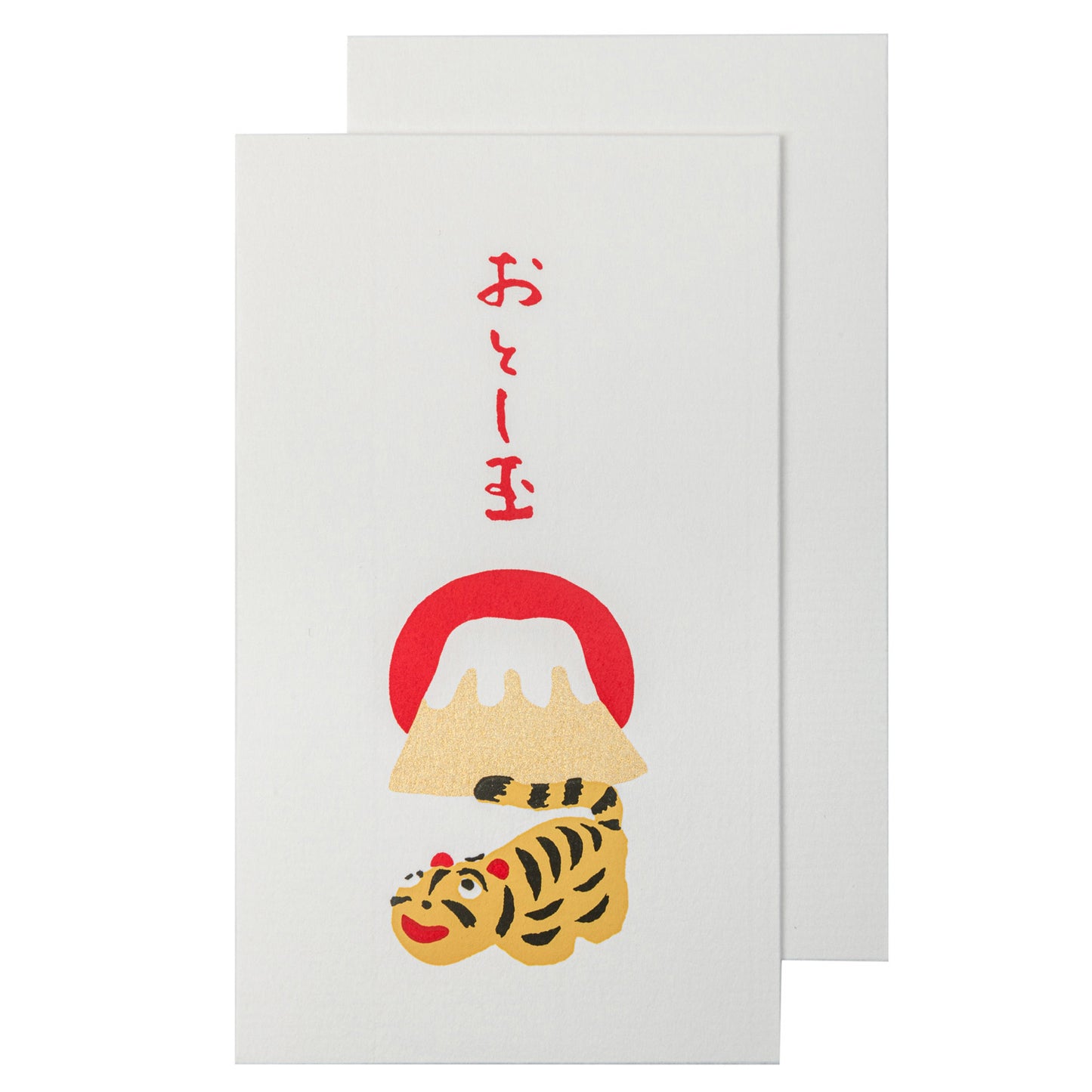 Tiger and Fuji Pack 2 Japanese Money Envelopes