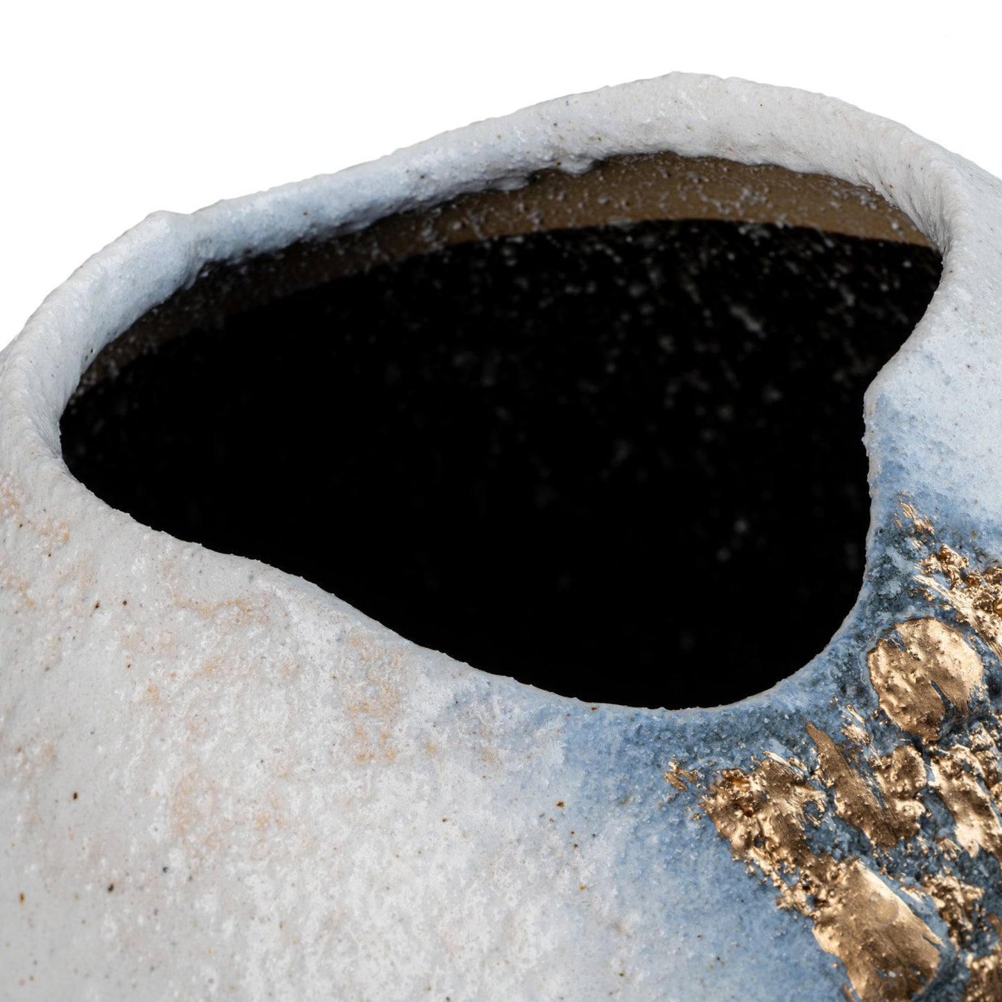 White and Gold Kinsai Quality Japanese Vase