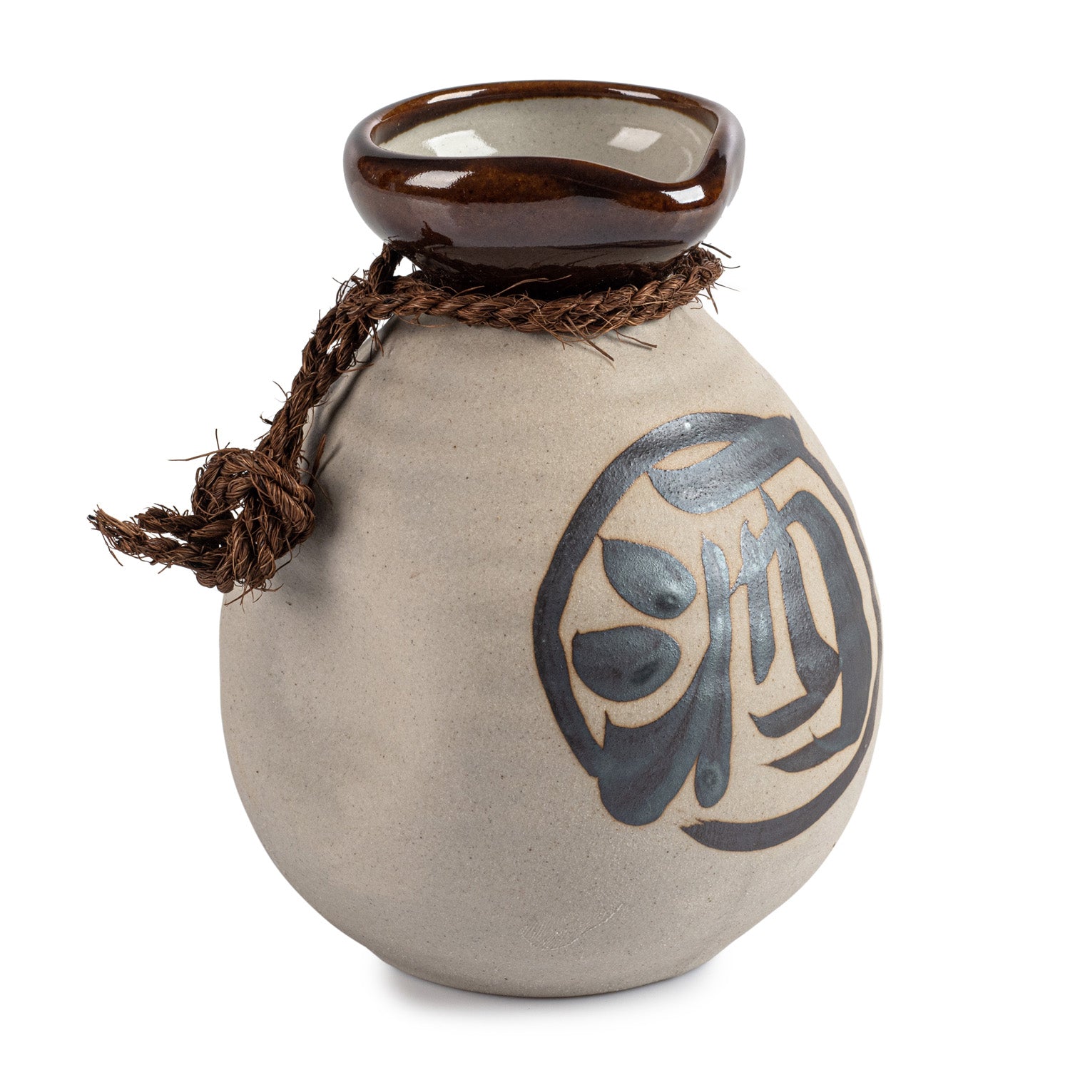 Yokohama Kanji Japanese Sake Pot
