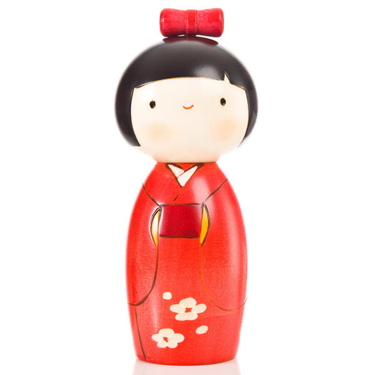 Happy Day Kokeshi Doll