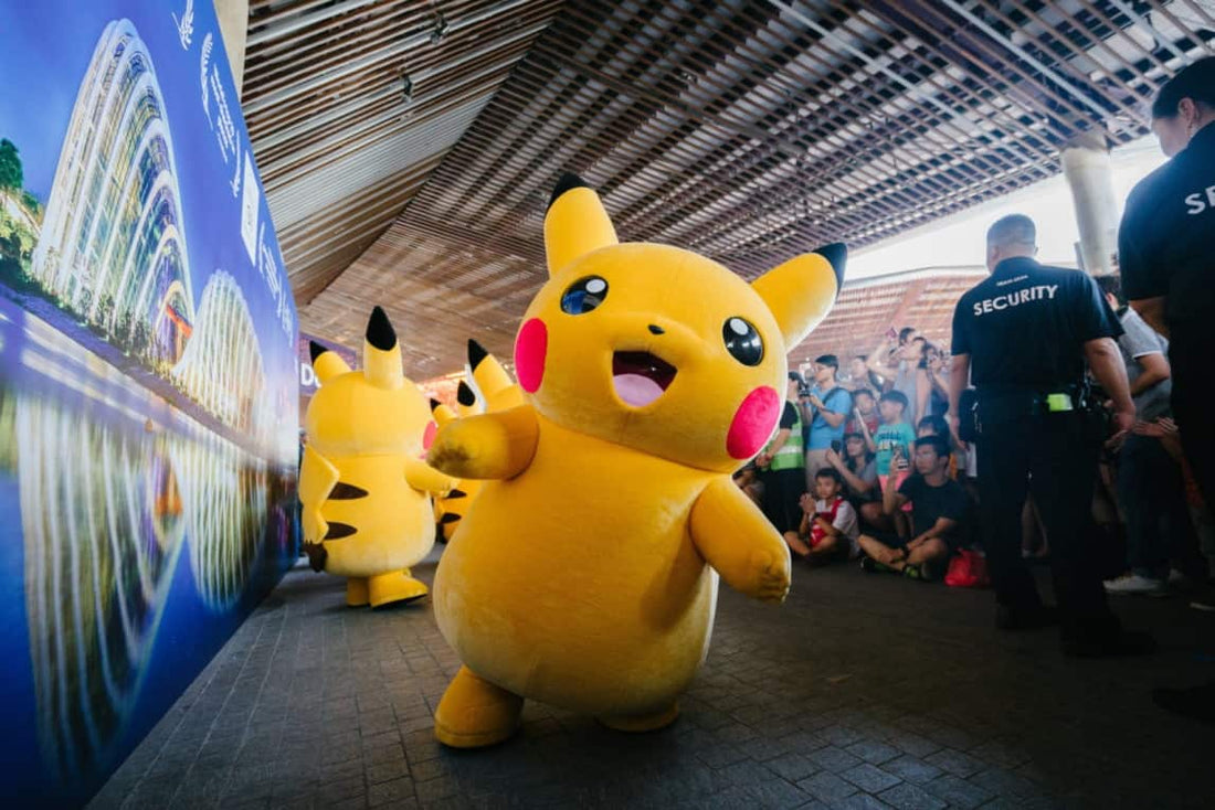 Giant Pikachu Mascot at An Event