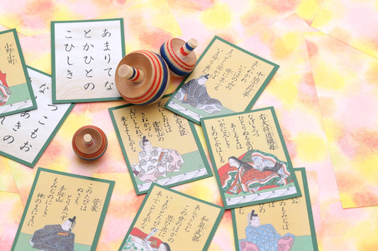 Karuta cards traditional japanese game