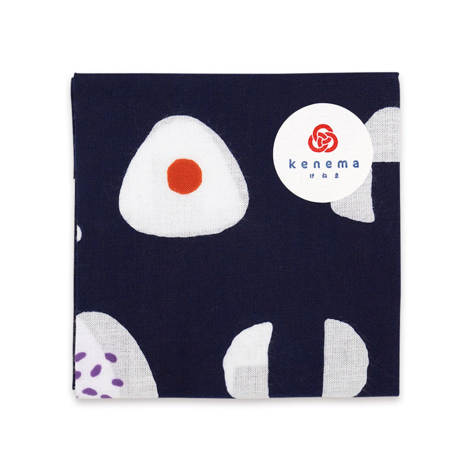Rice Ball Japanese Handkerchief folded