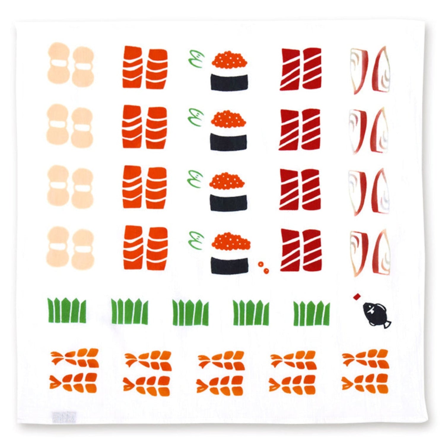 Sushi Japanese Handkerchief