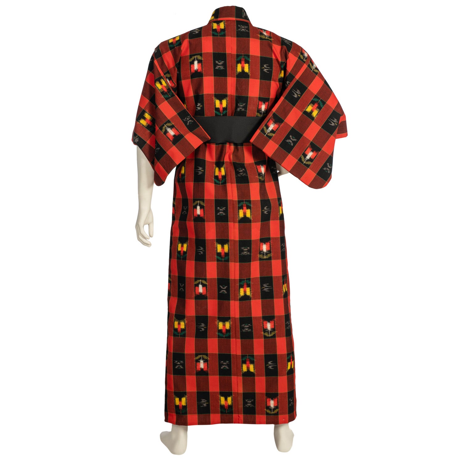 Niigata Mens Vintage Japanese Kimono back