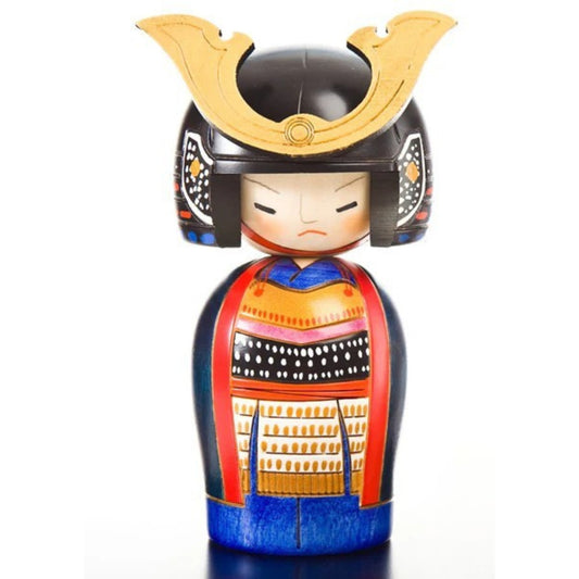 Samurai General Japanese Kokeshi Doll