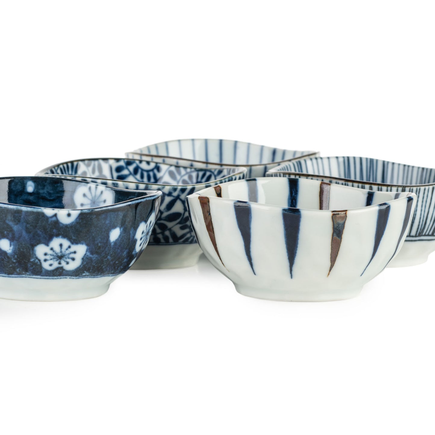 Aizome 5 Piece Japanese Sause Dish Gift Set detail