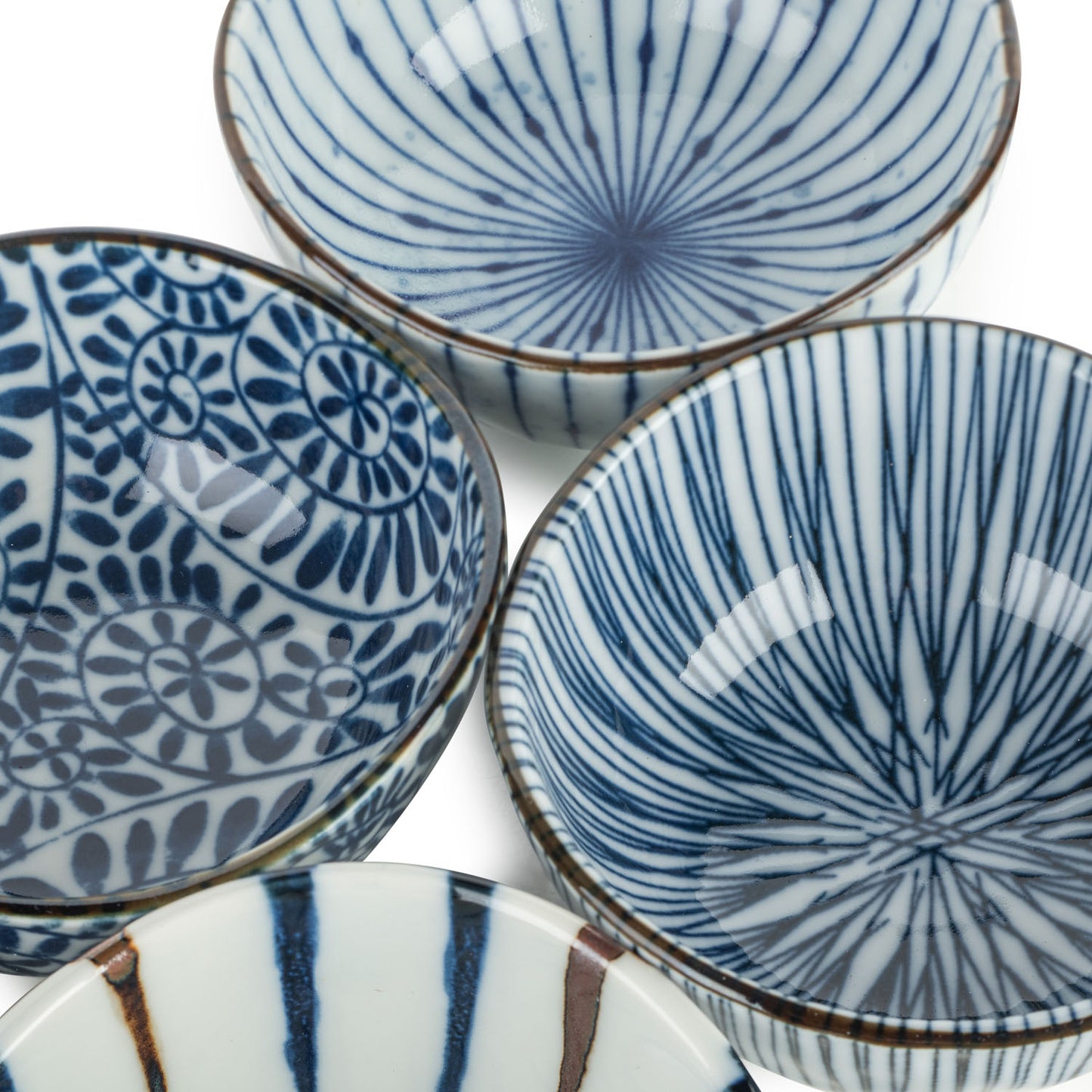 Aizome 5 Piece Japanese Sause Dish Gift Set detail