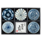Aizome 5 Piece Japanese Sause Dish Gift Set in a gift box