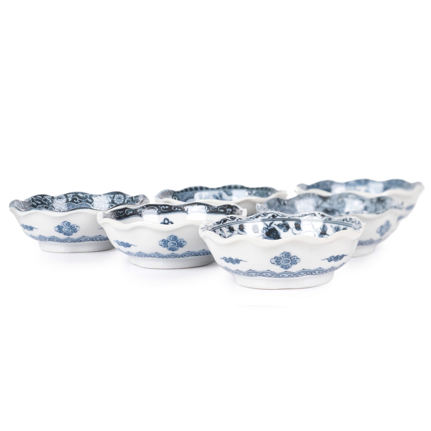 Aizome Japanese Bowl Gift Set side