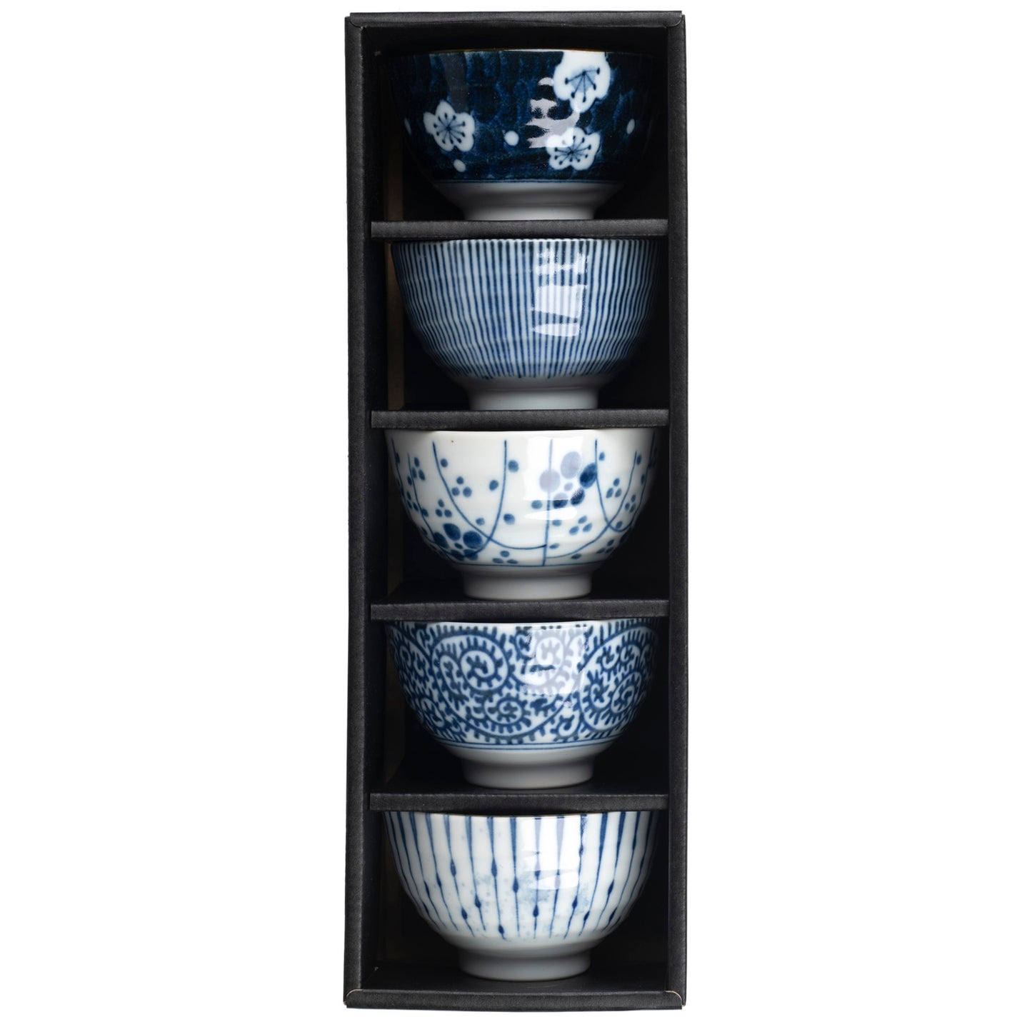 Aizome Japanese Teacup Gift Set in a Gift Box