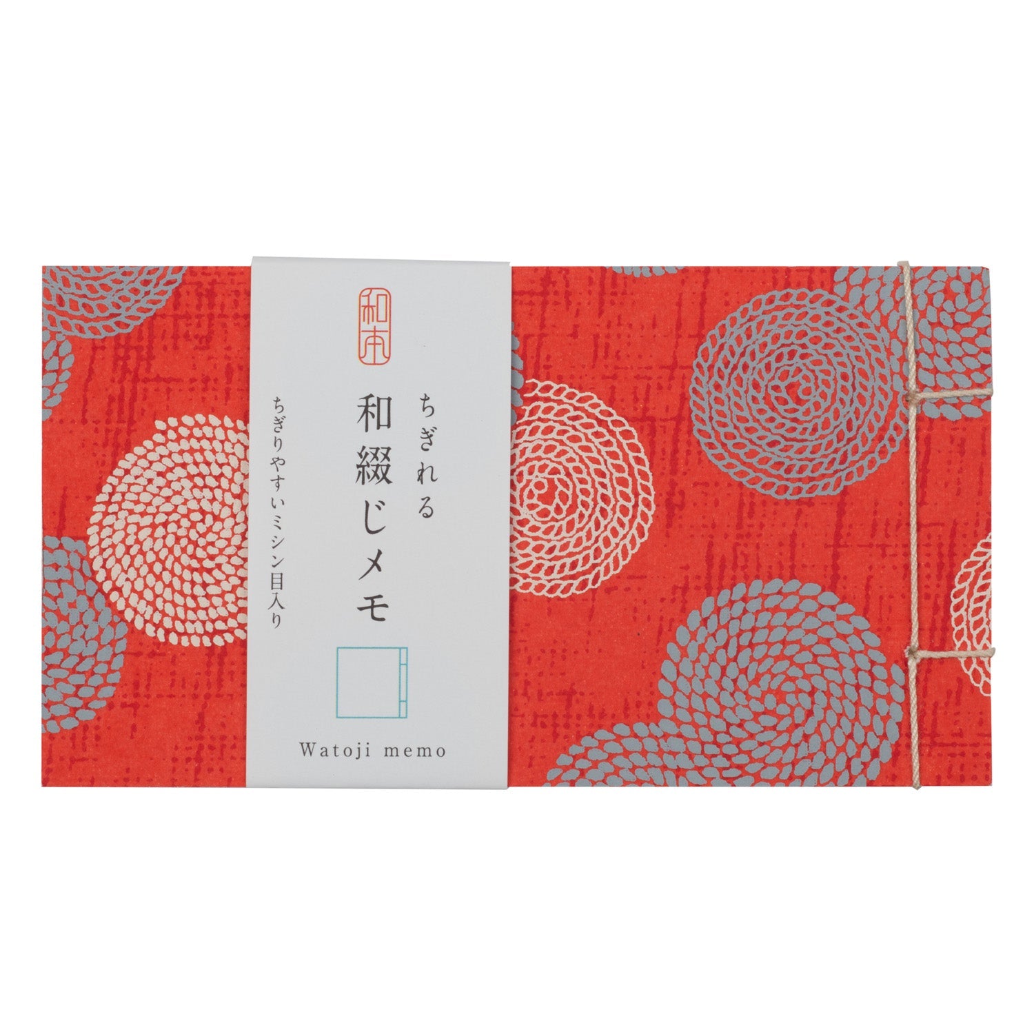 Aka Uzu Yuzen Mini Japanese Memo Pad with label