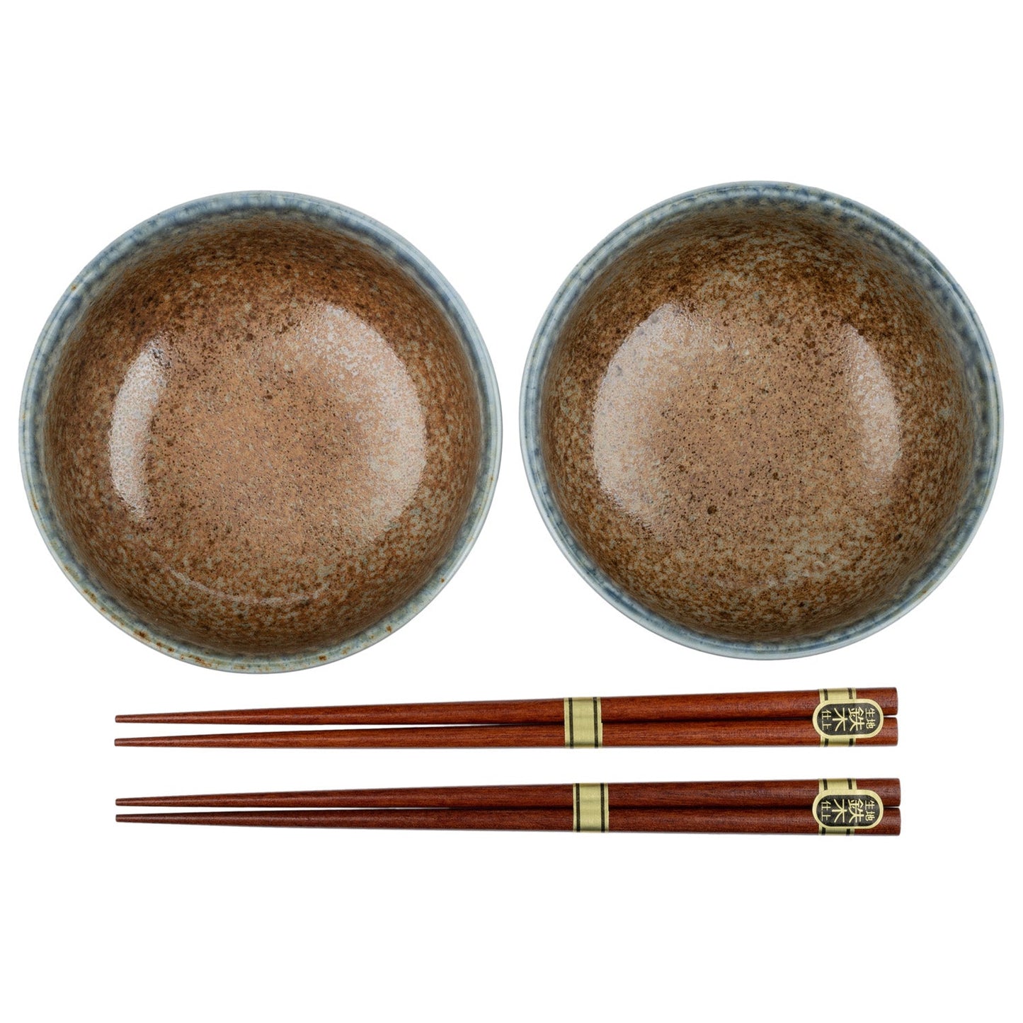 Aki Japanese Bowl and Chopstick Gift Set