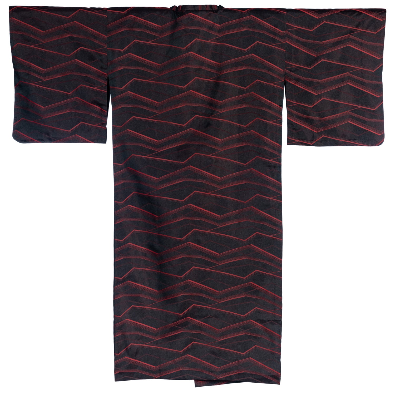 Amamioshima Vintage Japanese Kimono Coat back and sleeve