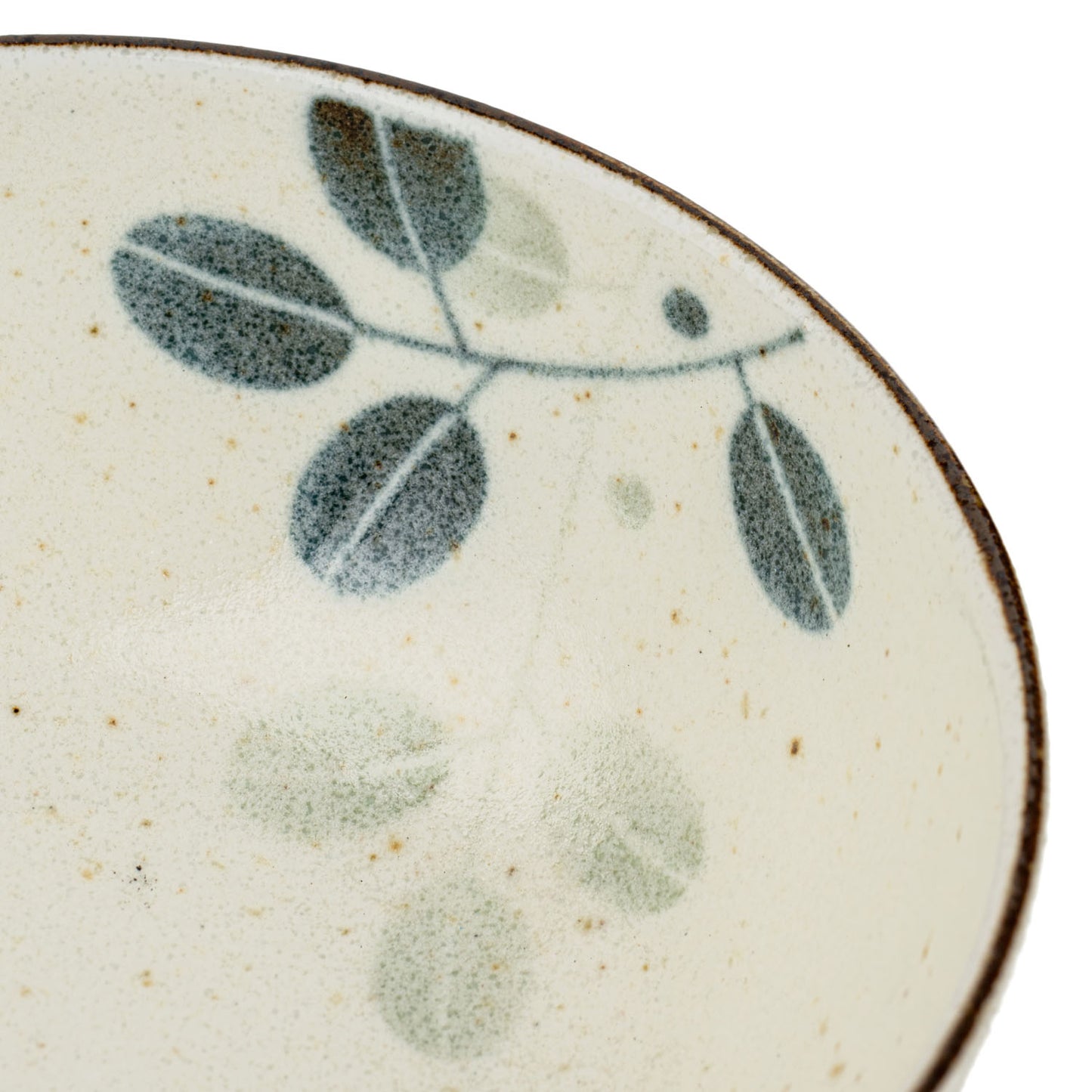 Aoba Small Ceramic Japanese Bowl detail