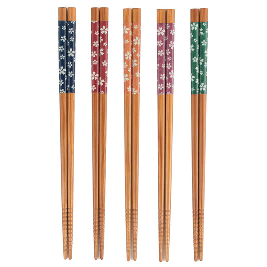 Bamboo Cherry Blossom Japanese Chopstick Gift Set