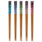 Bamboo Cherry Blossom and Stream Japanese Chopstick Set