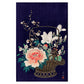 Bamboo Flower Basket Japanese Greetings Card