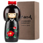 Black Camellia Japanese Kokeshi Doll and gift box